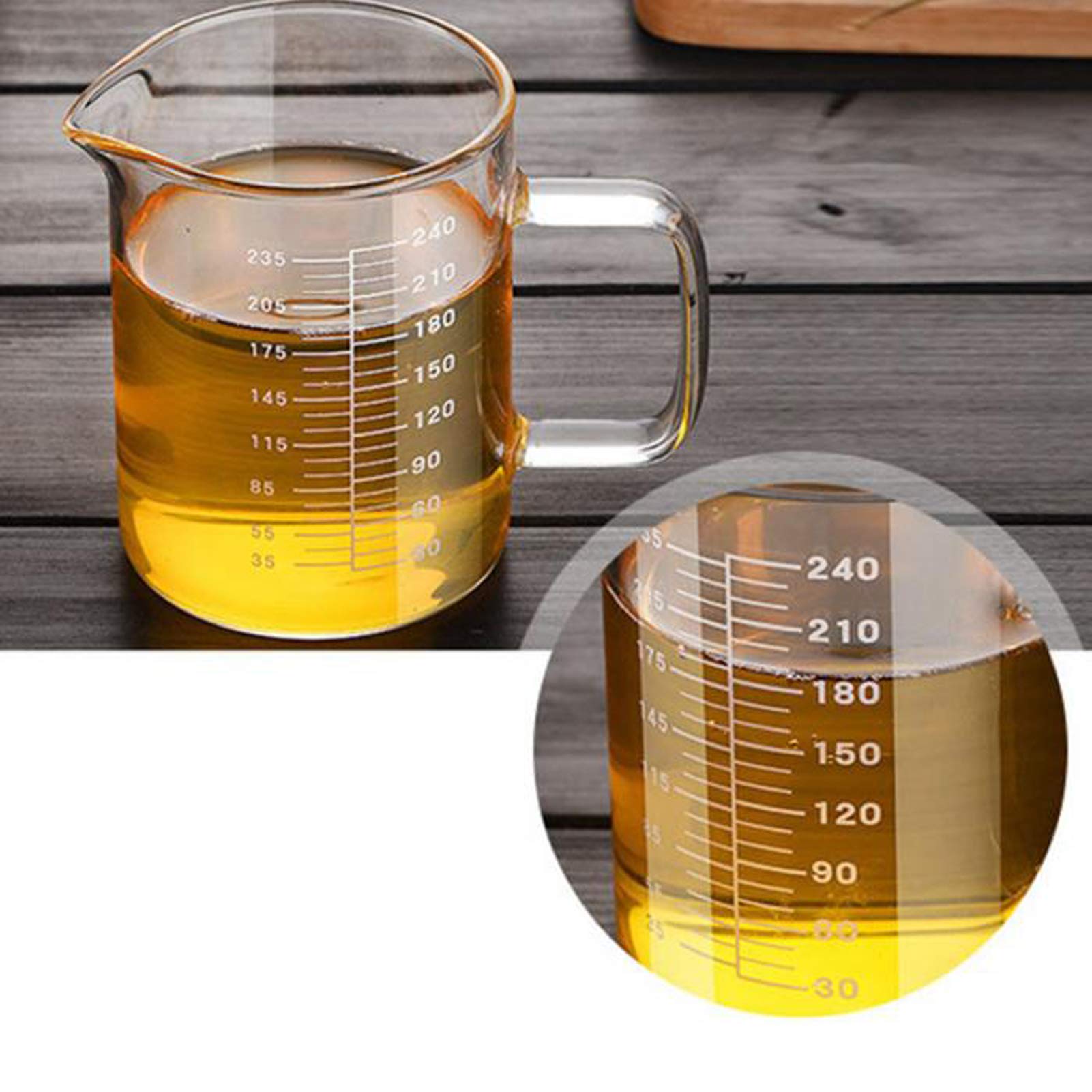 elfbar nachfüll pod läuft aus Vasos medidores de cristal de 240 ml, mini jarra medidora de vaso de  cristal de mezcla, taza de leche líquida, escala transparente con boquilla  y mango aislado para líquido frío/calor : Amazon.com.mx: