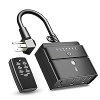 Vista 8 de BN-LINK Temporizador para exteriores con sensor de luz fotocélula, impermeable, temporizador de cuenta regresiva de 24 horas