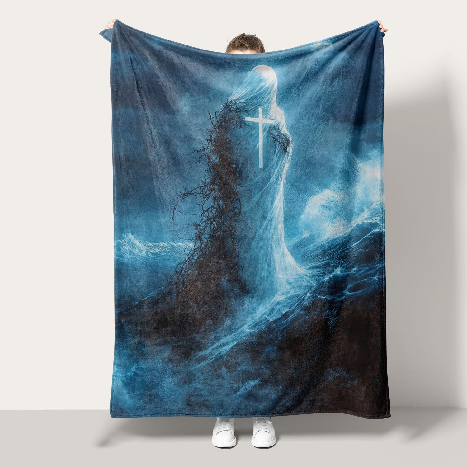 Plaid fantôme doux 100x130cm, le cadeau réconfortant pour frissonner de douceur