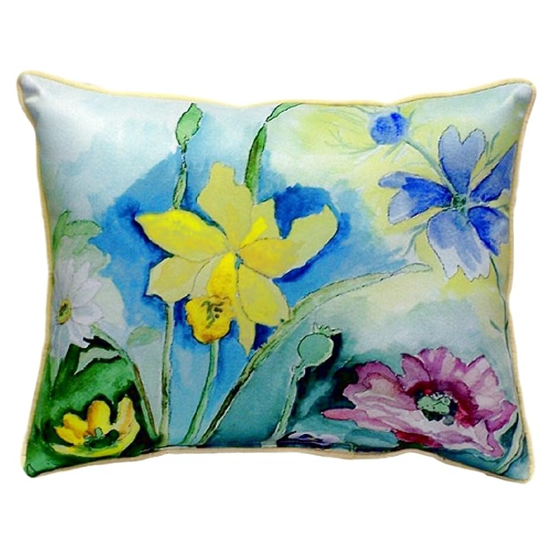 Betsy Drake SN194 Throw Pillow, 11 inches x 14 inches, Multi