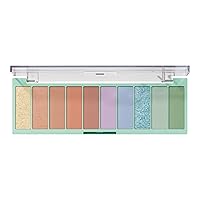 Vista 13 de e.l.f. Paleta de sombras de ojos Perfect 10, diez tonos ultrapigmentados azules y morados metálicos, fórmula mezclable, vegano y libre de crueldad