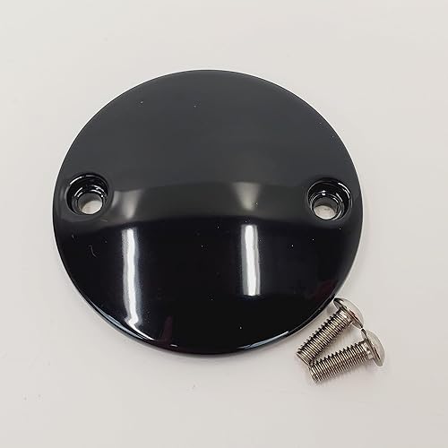 Cubierta de temporizadortemporizador de aluminio liso negro brillante para Harley M8 Touring 2017+ (Electra Glide, Road Glide, Street Glide, Road disponible en Yaxa Venezuela