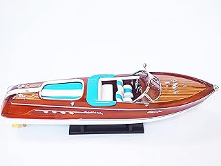 Riva AQUARAMA 21" (53 cm) Wood Boat Model Fully-Assembled