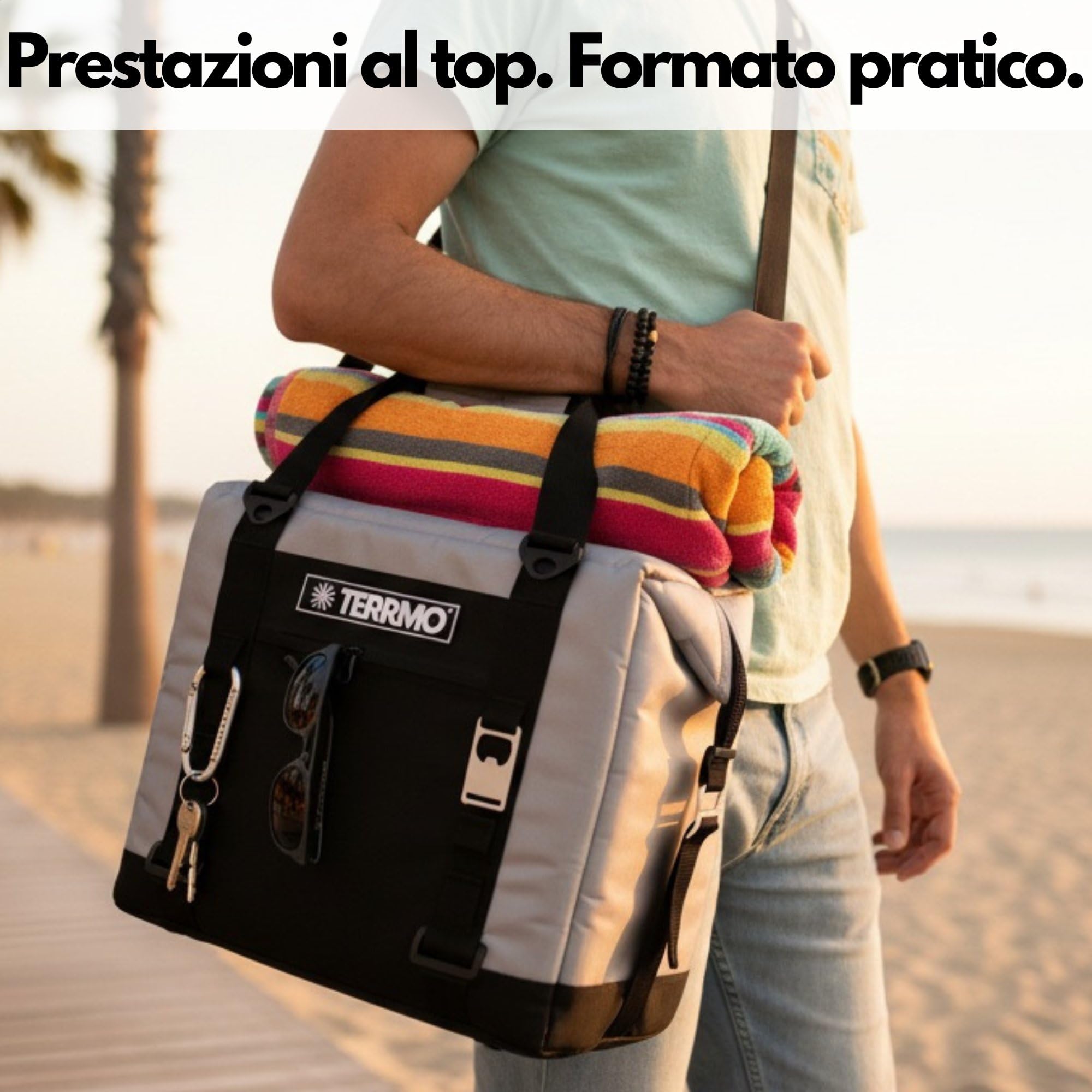 EPIC 15 – Borsa Frigo 15L con Isolamento Extra Spesso 20mm | Raffreddamento a Lunga Durata 24–48h+ | Per Viaggi, Mare, Campeggio e Gite | Alternativa alla Borsa Frigo Rigida