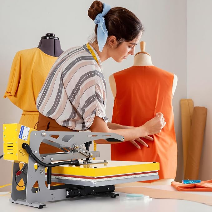 Heat Press Machine for T Shirt 2000w Power Heating High Pressure Magnetic Sublimation Printer for Heat Transfer Vinyl, 16x24,us Plug miniatura 2
