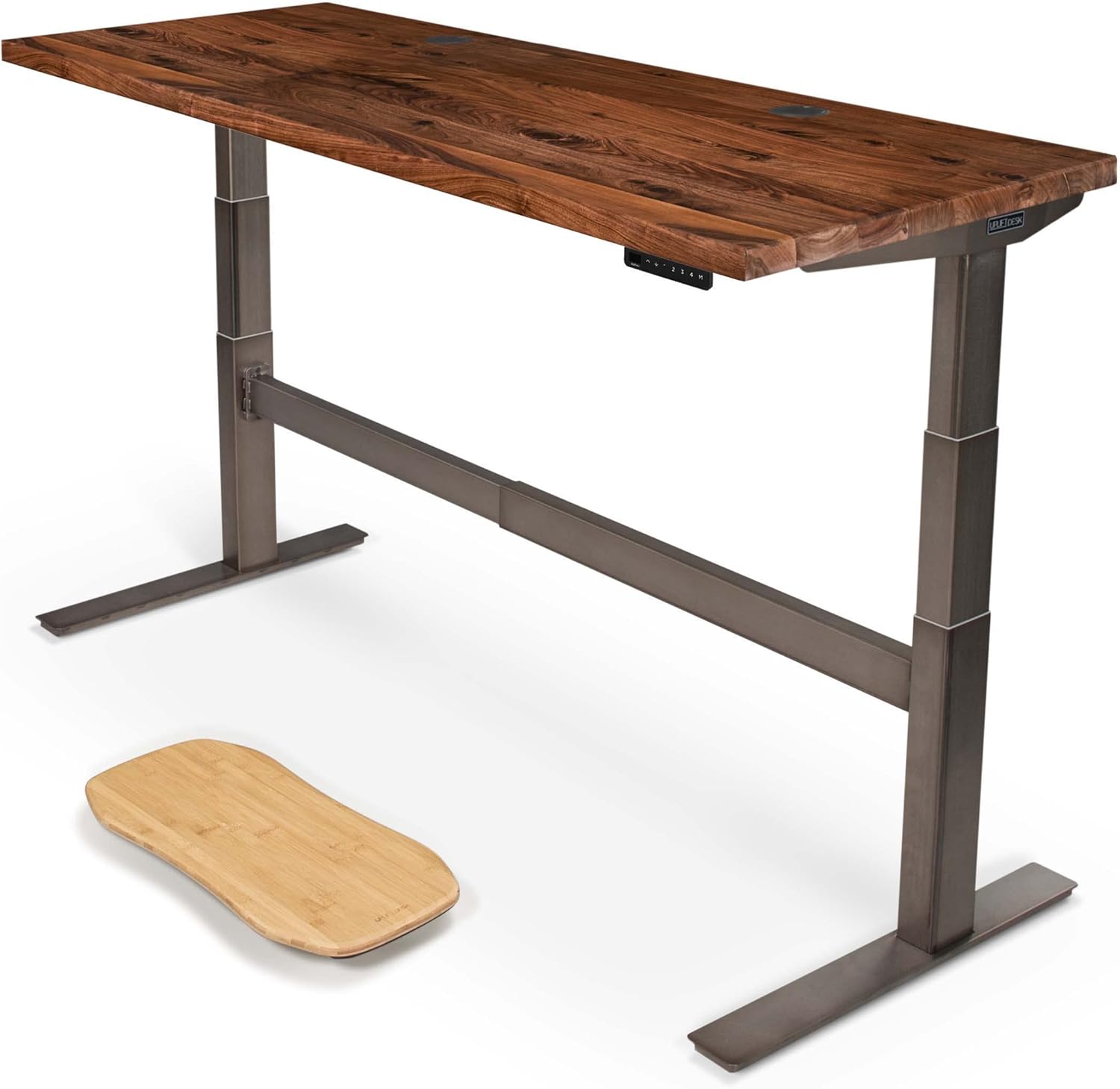 Uplift Desk Walnut Wide Plank (72 x 30 inch) Standing Desk