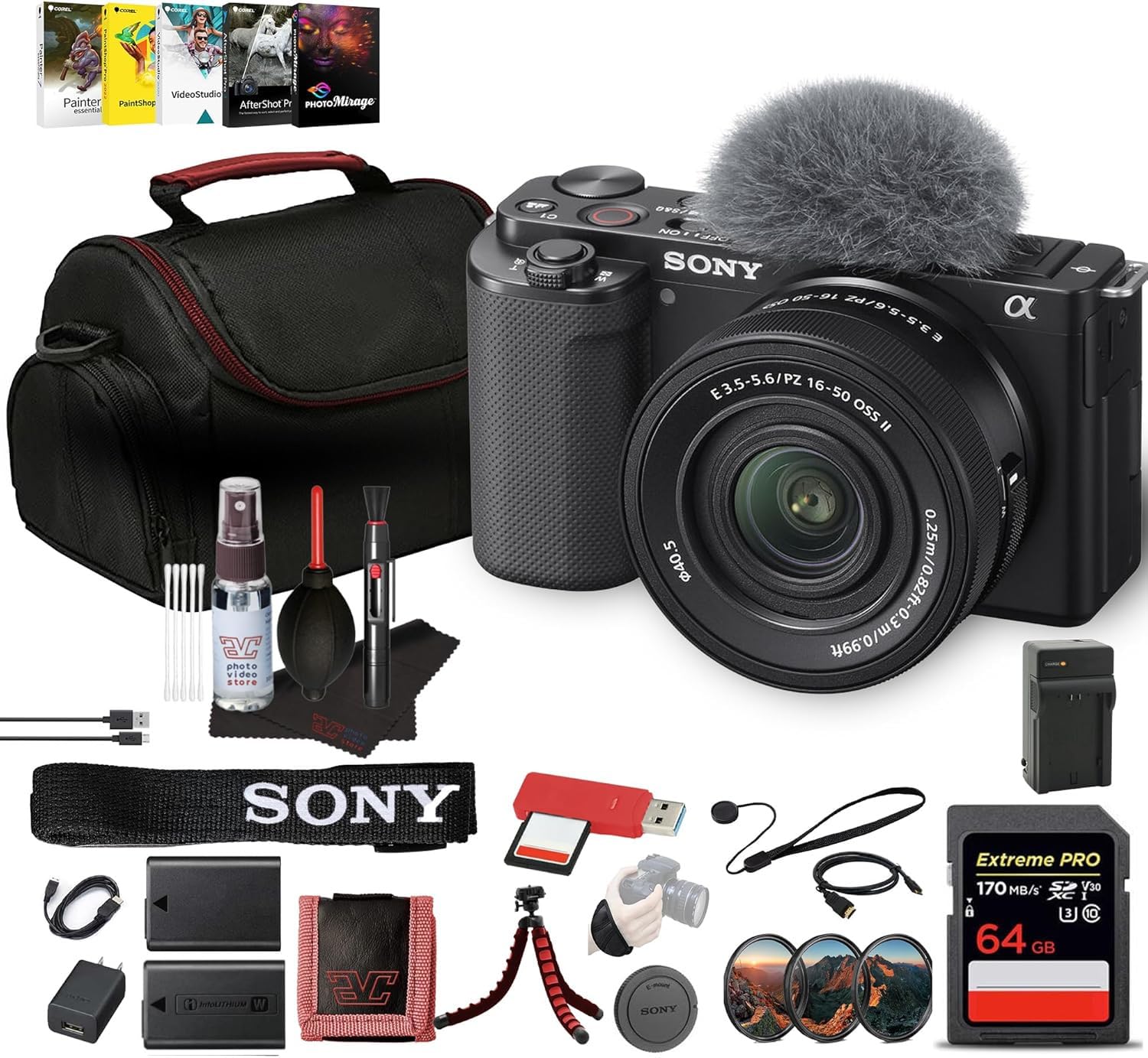 Amazon.com : Sony ZV-E10 Mirrorless Camera Kit with 16-50mm II