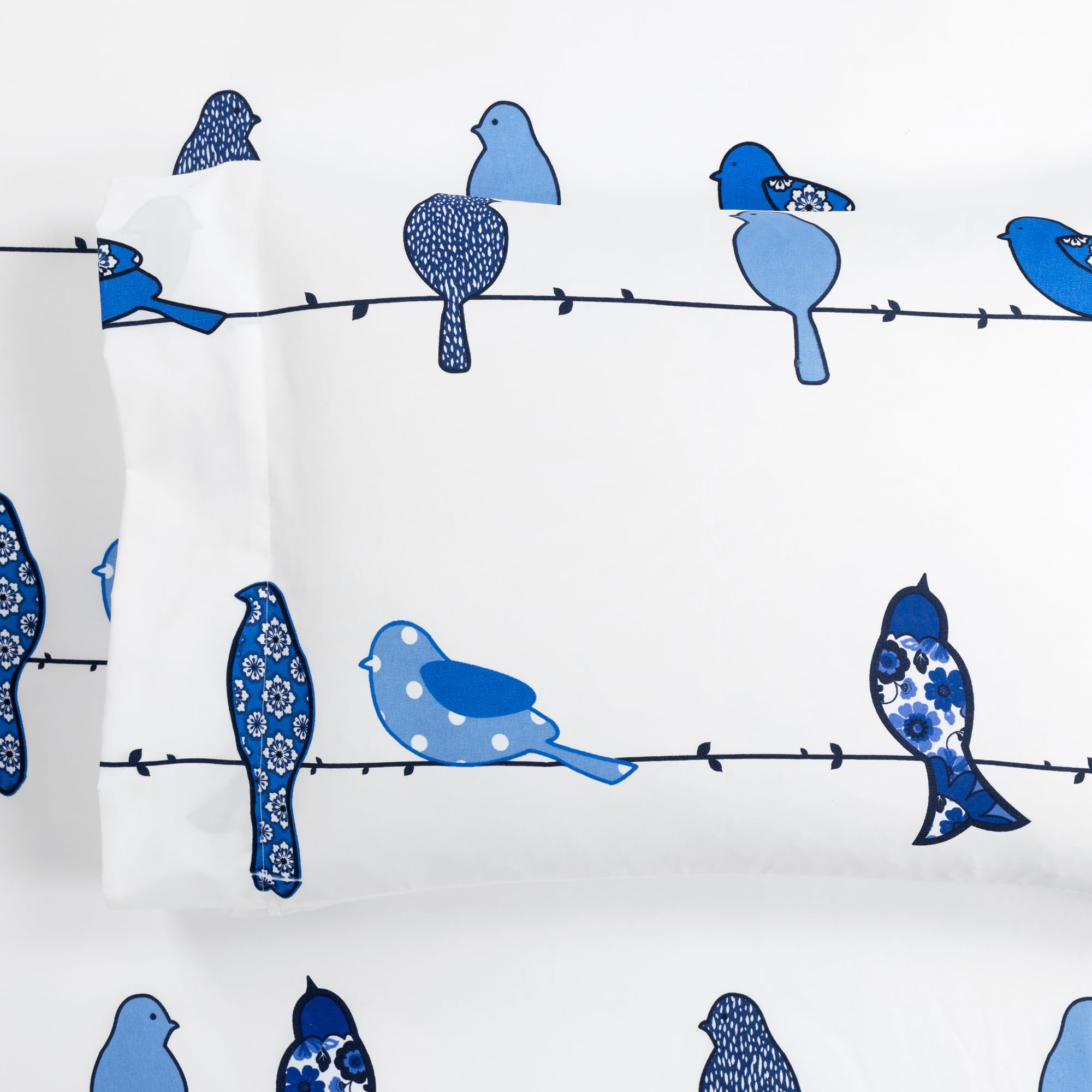 Amazon.com: Lush Decor Rowley Birds Soft Sheet Set, 6 Piece Set