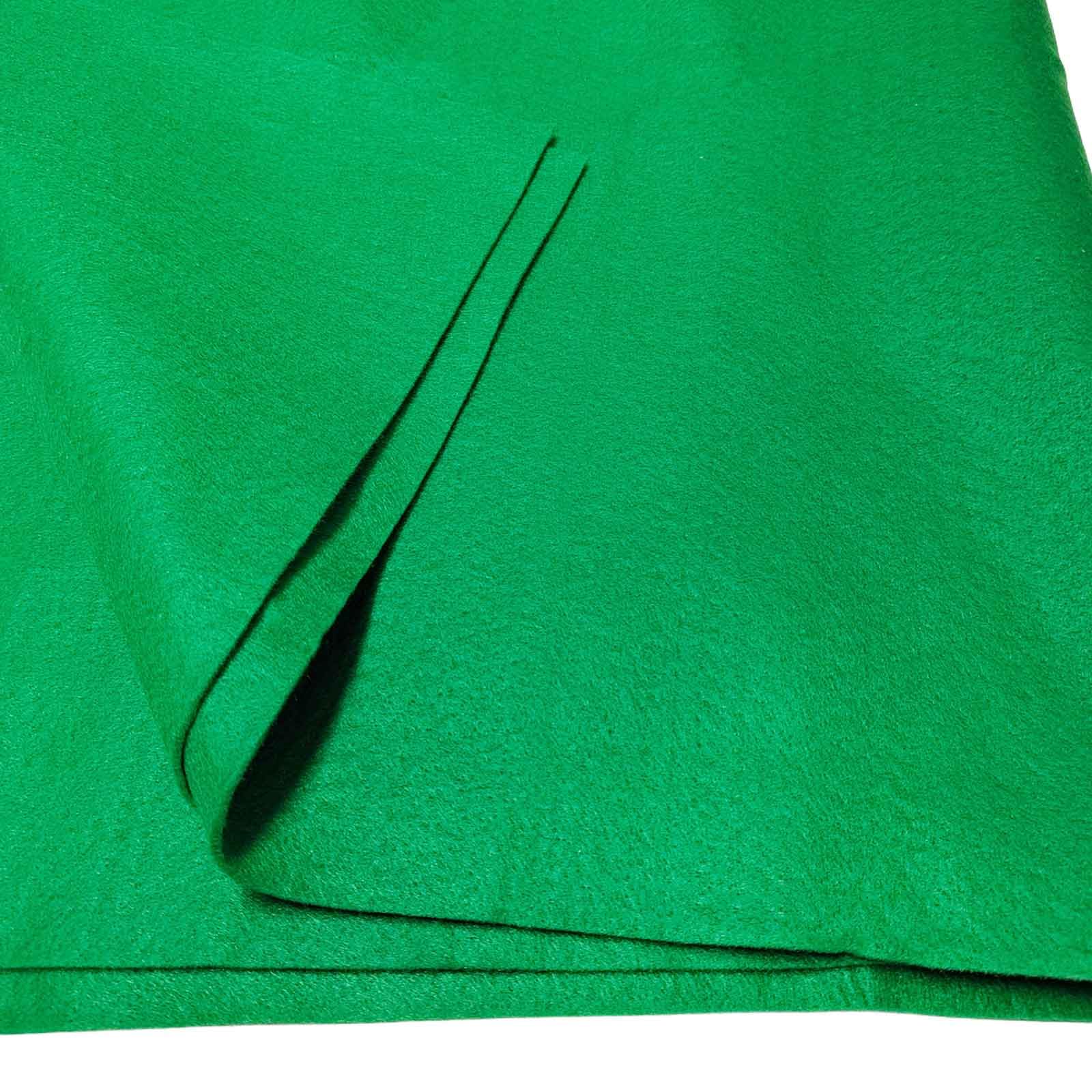 Jtnohx Green Felt, Felt Fabric for Crafting Soft Fabric Sheets for Art and Sewing Projects 1.4mm Thick 91x225CM Flexible - Image 2