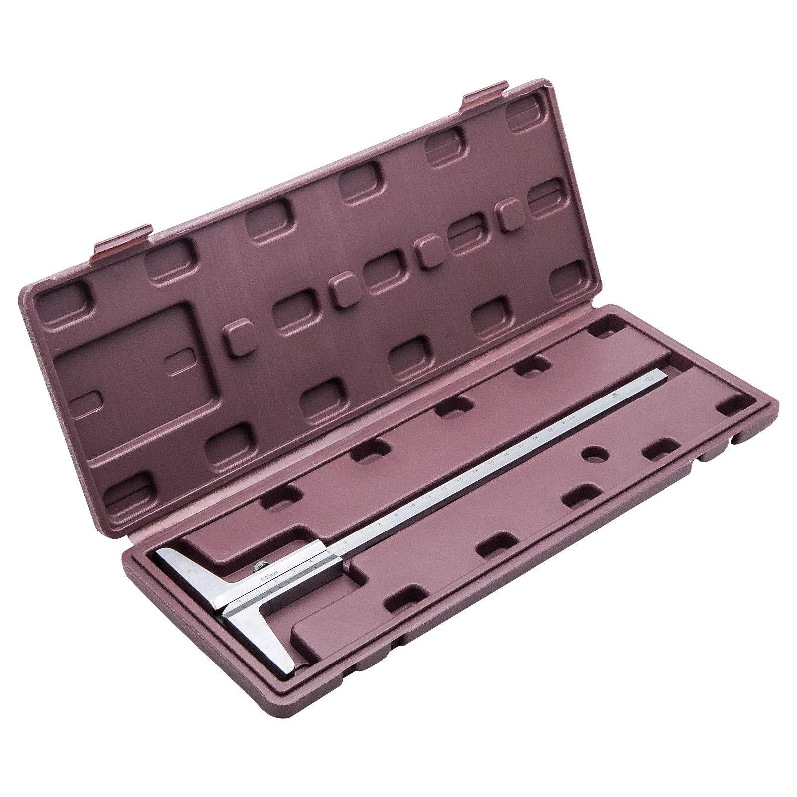 Maso Jauge de profondeur professionnelle en acier inoxydable 200 mm