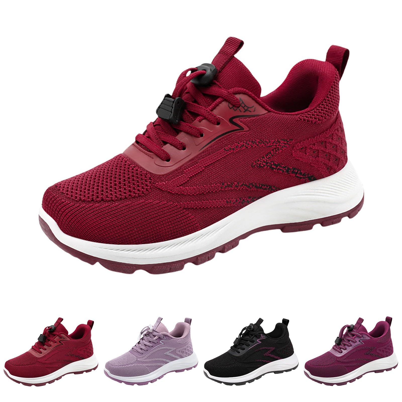 Scarpe Ortopediche Donna, Sneakers comode, Plantare anatomico, Memory Foam, pianta Larga, Antiscivolo, per Lavoro, Camminata, Palestra, Fitness