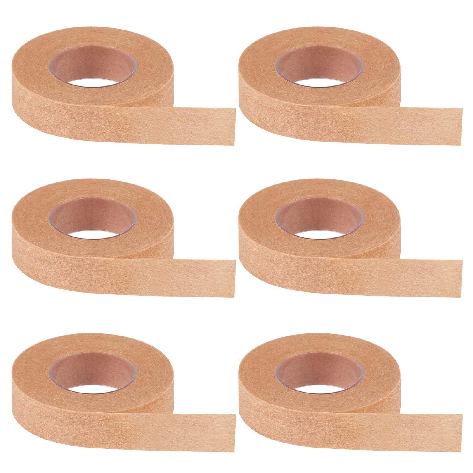 Flintronic 6 Rollen Micropore Tape, Selbstklebender Vliespflaster, Nasentape für Wimpern Extensions, Wundverletzungen Schwellungen, Sport (1.25cm*9m)