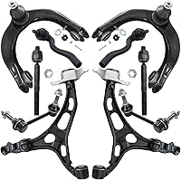 Vista 762 de Detroit Axle - Kit de suspensión frontal de 10 piezas para Dodge Avenger 2008-2014, Chrysler Sebring 2007-2010, 2 brazos de control inferiores, 2