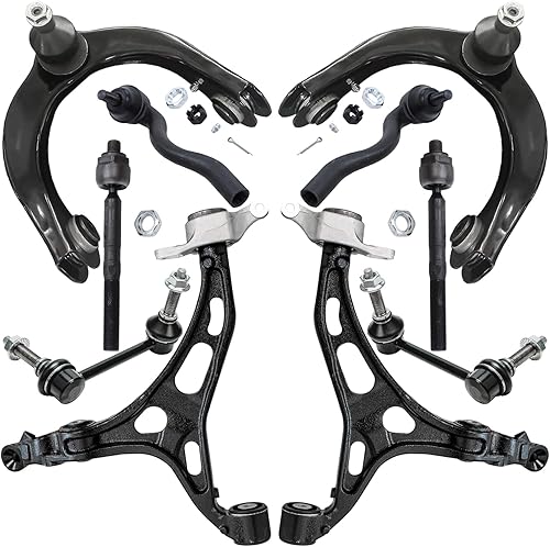 Miniatura 160 de Detroit Axle - Kit de suspensión delantera de 10 piezas para Chevrolet Trailblazer GMC Envoy 2002-2009 2003 2004 2005 2006 2007 2008 Brazos de