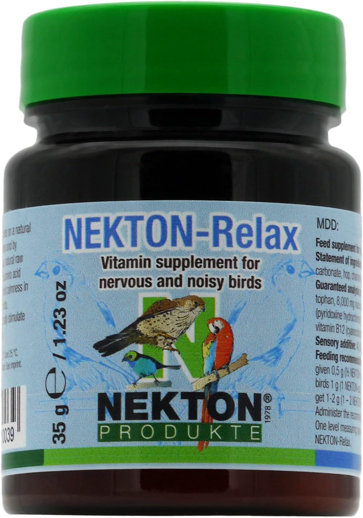 Nekton-Relax for Nervous and Noisy Birds (1.23 oz)