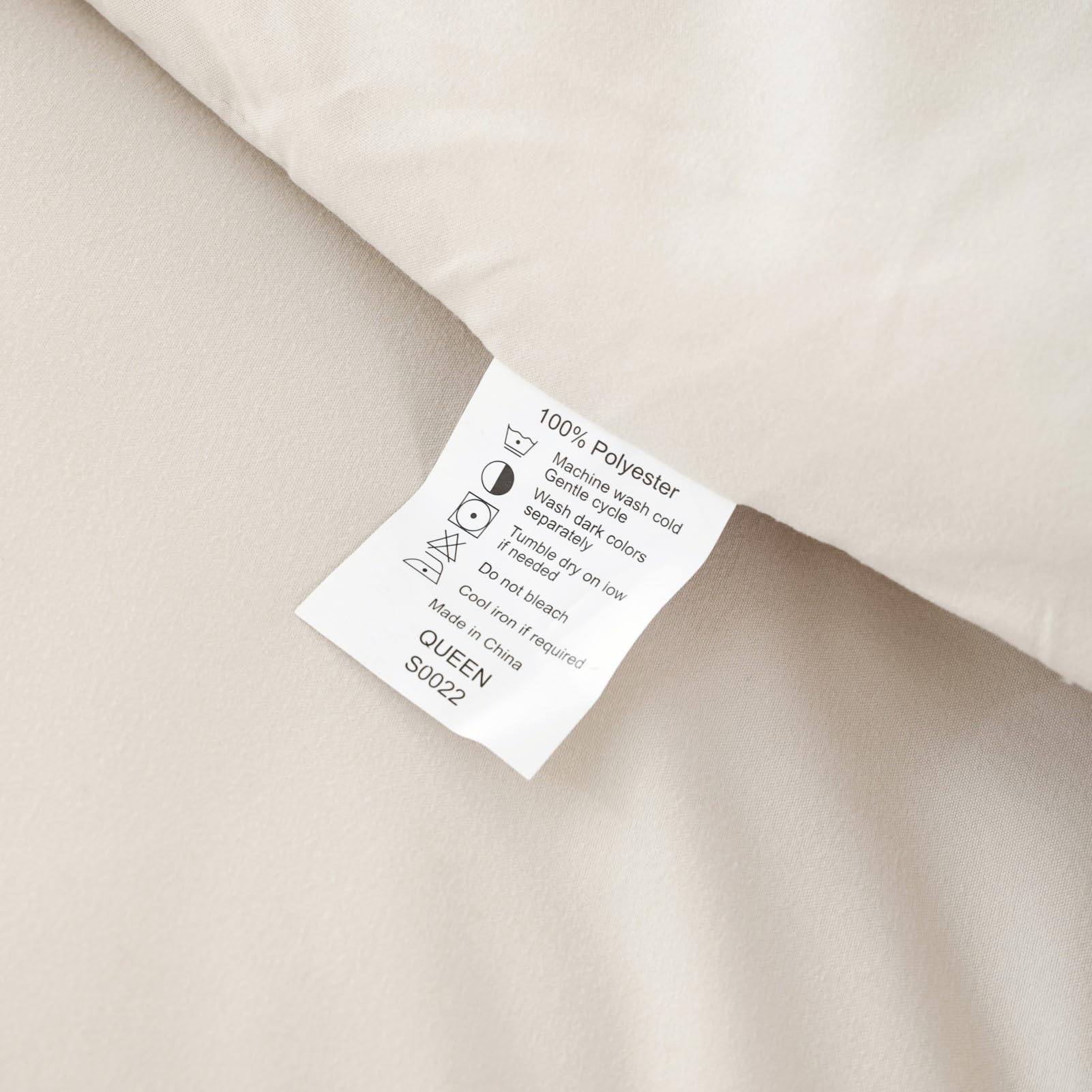 ROSGONIA Queen Comforter Set Oatmeal, 3pcs(1 Boho Oatmeal Comforter & 2 Pillowcases) All Season Soft Bedding Lightweight Bedspread Blanket Quilt