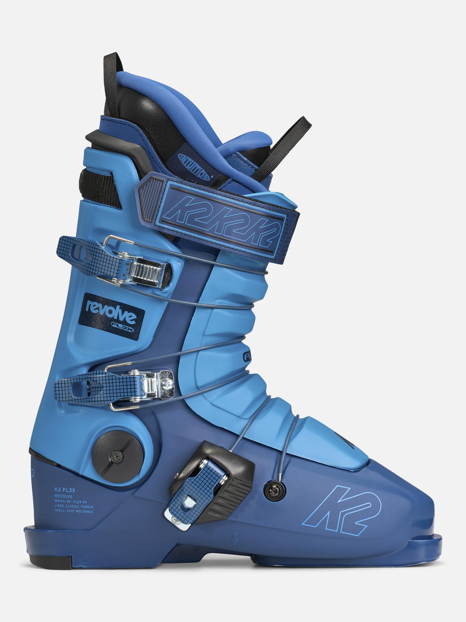 K2 - Męskie buty narciarskie Revolve 90 Blue - Mężczyźni - Rozmiar 26,5 - Niebieski