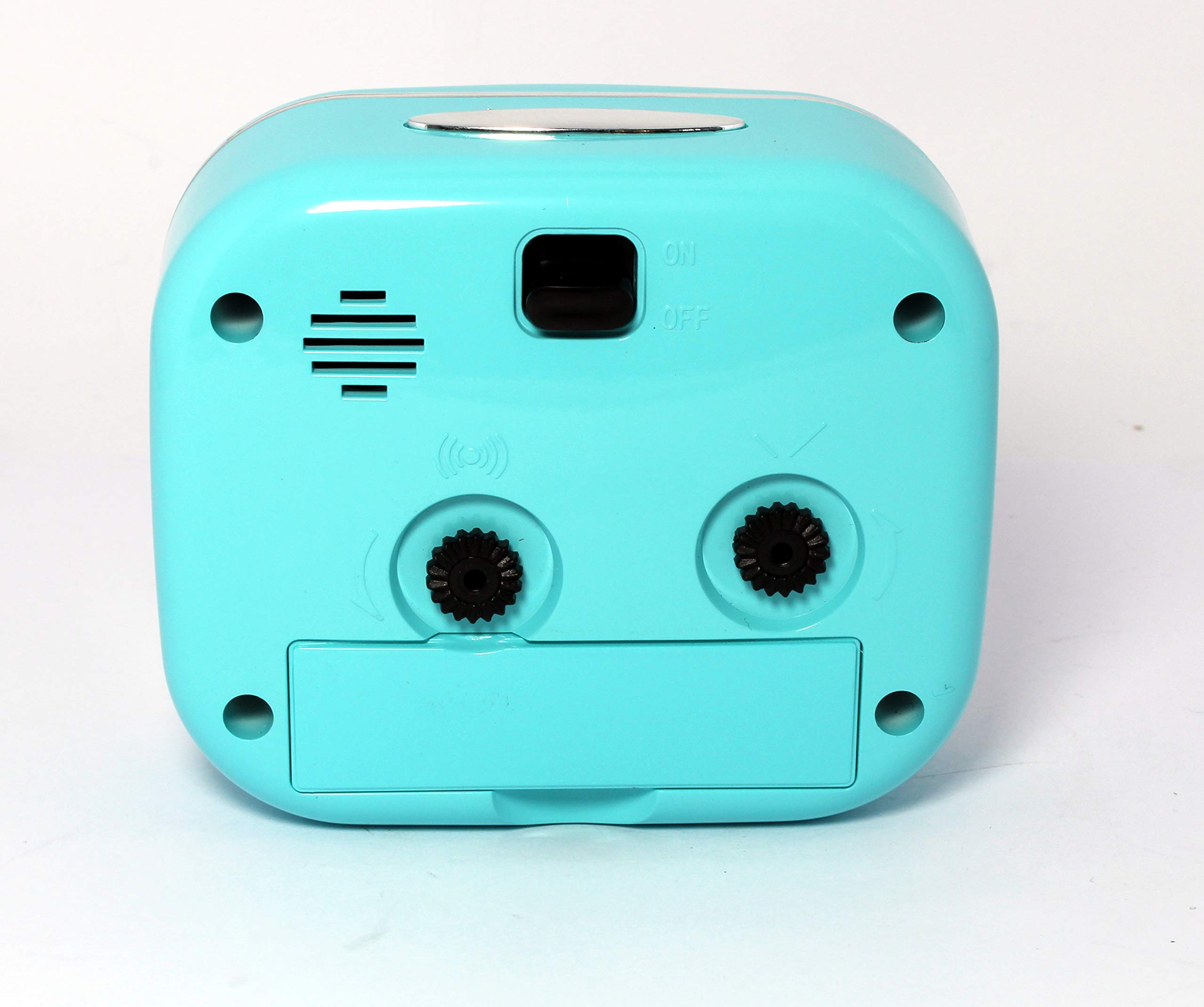 Atlanta Kinderwecker Blau - Analoger Lernwecker Ohne Ticken Mit Schlummertaste