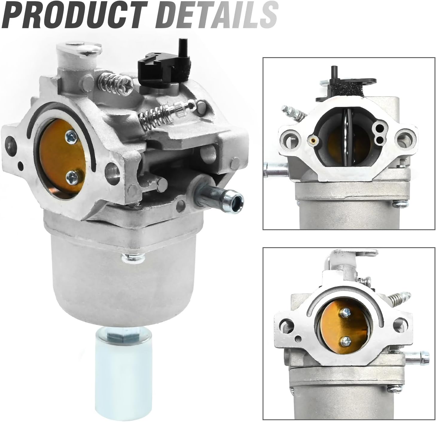 LT2000 Carburetor Fit for Craftsman LT3000 LT2000 YT3000 YTS3000 Mower Nikki 795365 795366 792768 792036 works w/ 19hp 20hp 21hp Engine