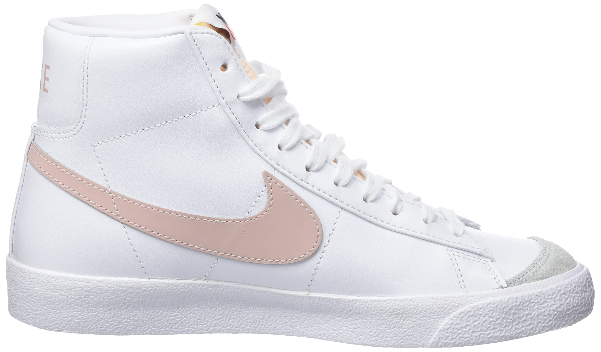 Nike CZ1055 Nike Blazer Mid '77 Mujer White/Pink Oxford-Black-Summit White EU 38