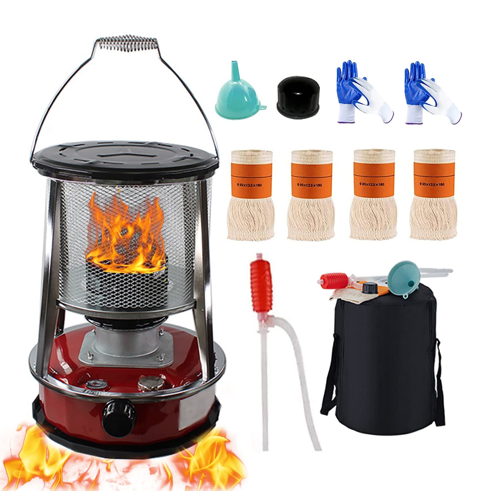 MIISAGS Heater Outdoor, Portable Non-electric Heating Heaters Indoor,  Portable Camping Heater Heating Output Up to 9000 BTU/H，kerosene Stove :  Amazon.co.uk: Home u0026 Kitchen
