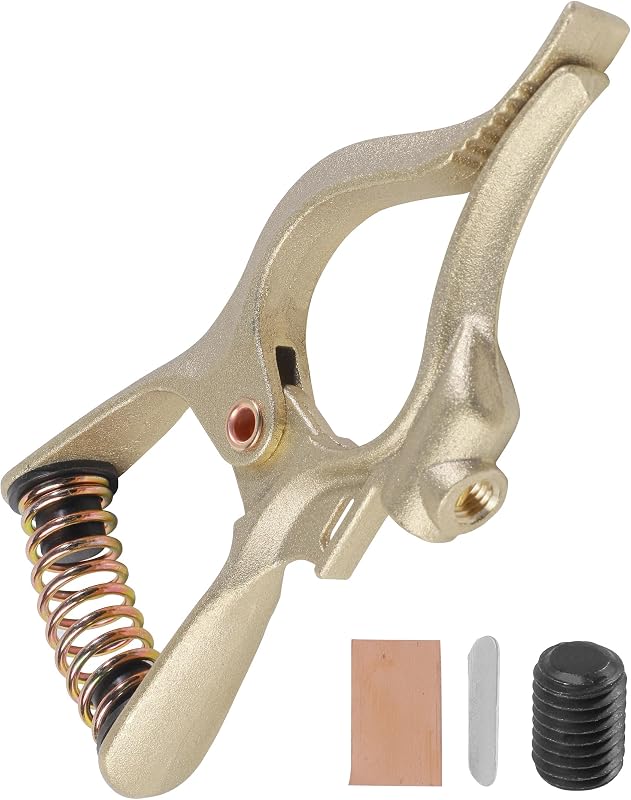 Welding Ground Clamp,Car Accessories Heavy Duty 300-AmpT-Style Ground Clamp for Welder,Automotive Tool Welding Clamps,Earth Clamps with Smooth Surface,Suitable for Most Welder Applications