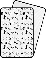 Tapete Higiênico Lavável para Cachorro YOLOPET | Reutilizável e Super Absorvente | Tamanhos P (60x50), M (80x60) e G (100x90) | Estampas Pet, Patinhas, Chevron e Branco (M (80x60 cm), Pet)