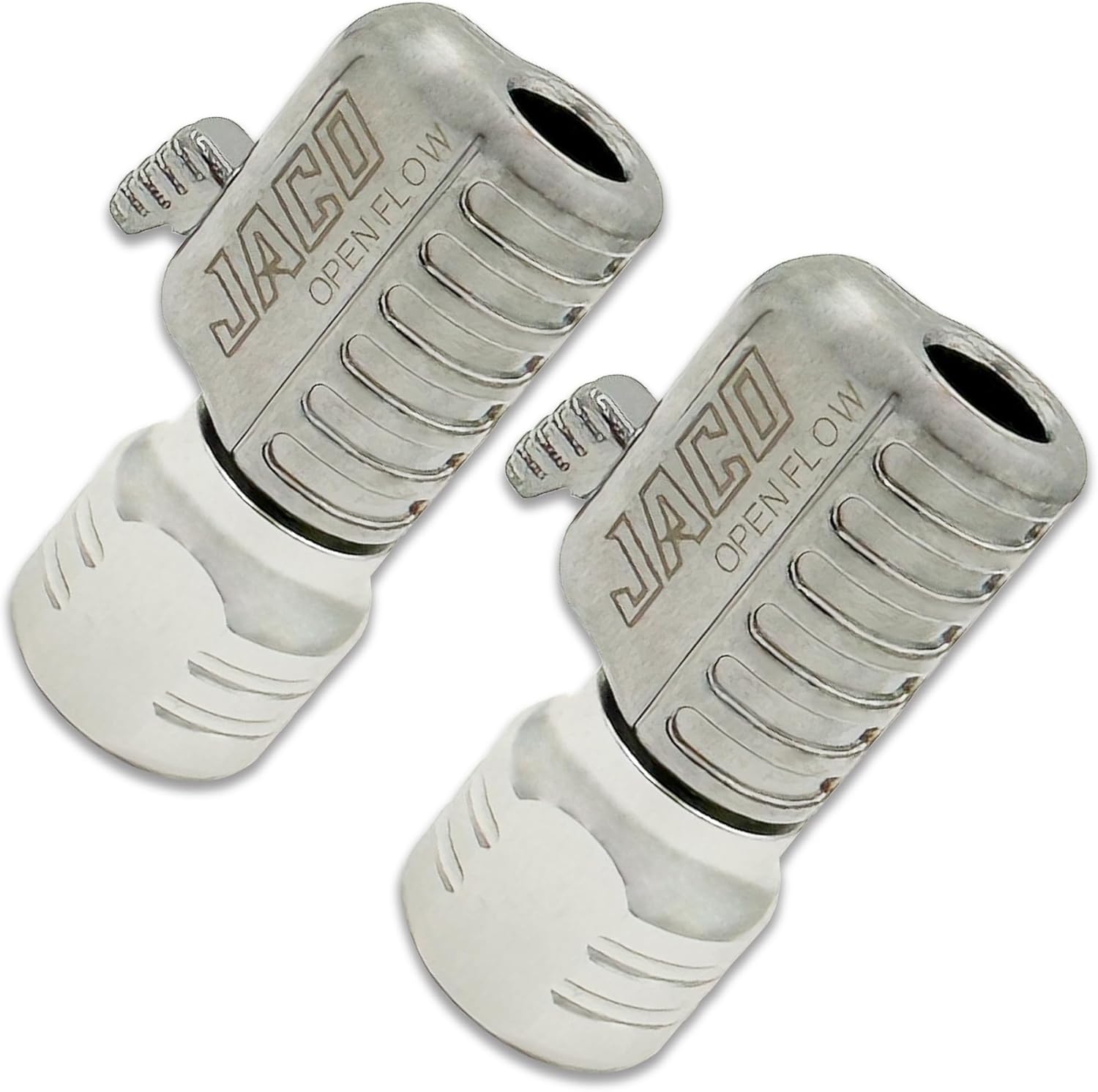 JACO Lightning S2 Quick-Connect Tire Air Chuck - 1/4" F-NPT (Open Flow) (2-Pack)
