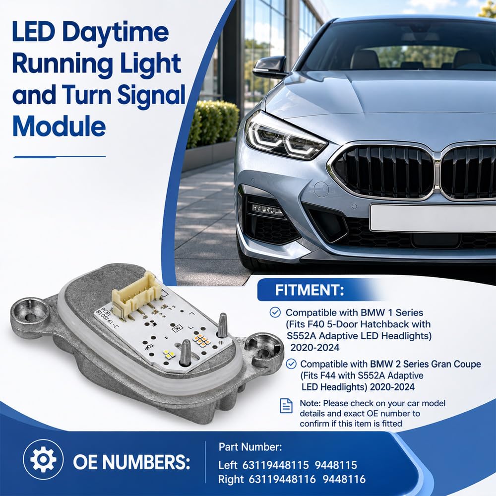 Riloer LED-Tagfahrlicht-Blinker-Steuermodul, linke Außenseite