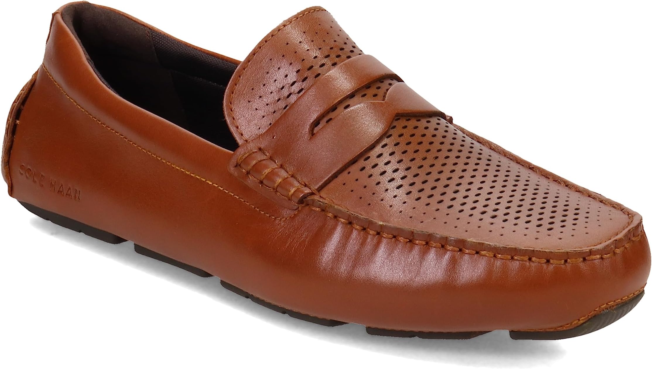 brown penny loafers men