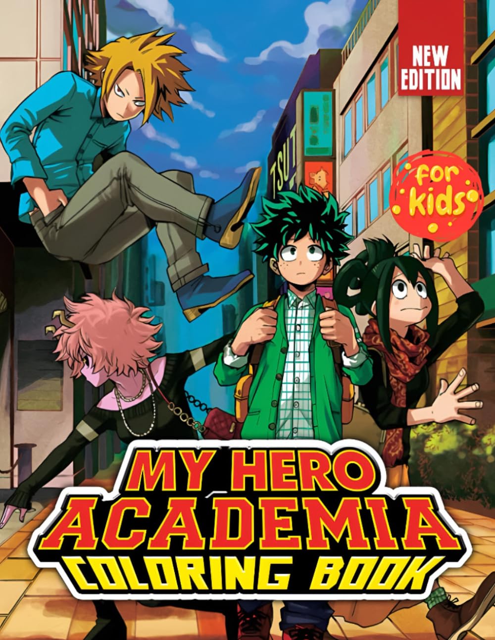 THE coloring Book: Beautifully Heroacademias illustrated pages designed for kids ages 4–8