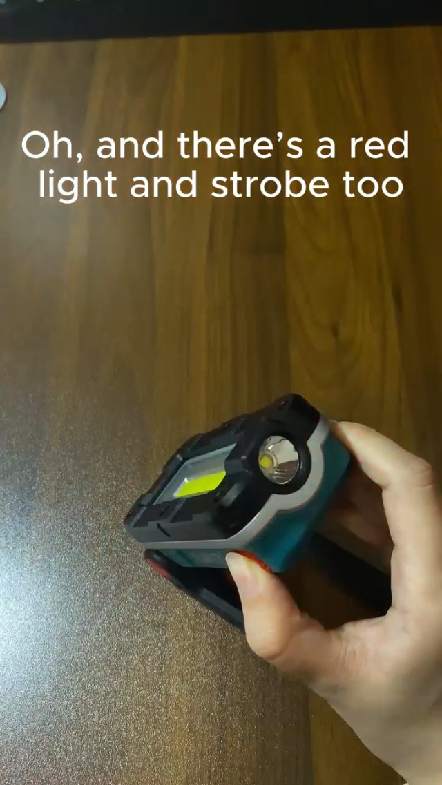 SUNREI LED Rechargeable Magnetic Work Lights COB Mechanic Lights