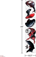 Vista 7 de Wall Palz Marvel Miles Morales Wall Decal - Marvel Wall Stickers with 3D Augmented Reality Interaction - 21" Spider-Man Peel and Stick Bedroom Decor