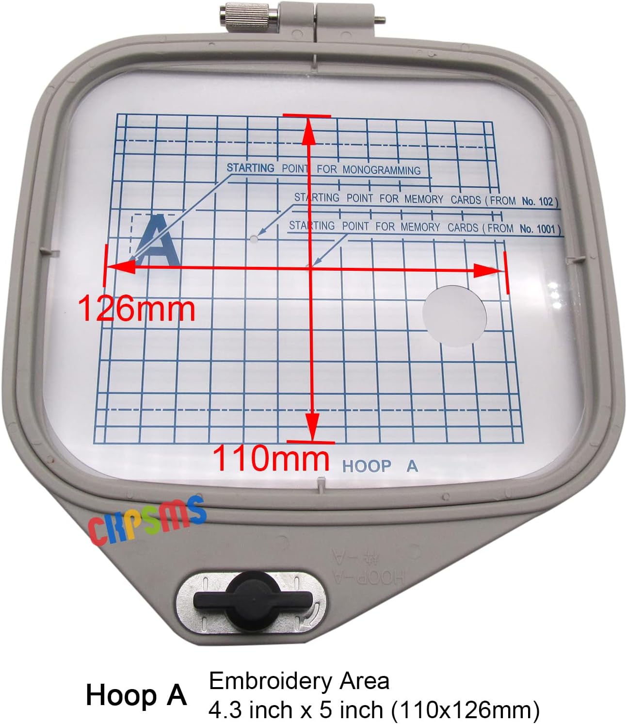 CKPSMS Brand -1SET Embroidery Hoop Compatible with/Replacement for Janome Brand Memory Craft MC300E MC350E MC9500 MC9700 MC10000 Bernina Brand DECO-330 DECO-340 Elna Brand 820 8200 8300 8600