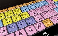 Vista 5 de KB Covers Pro Tools Teclado retroiluminado de aluminio de acceso directo para PC con Windows, más de 150 teclas de edición de audio codificadas por