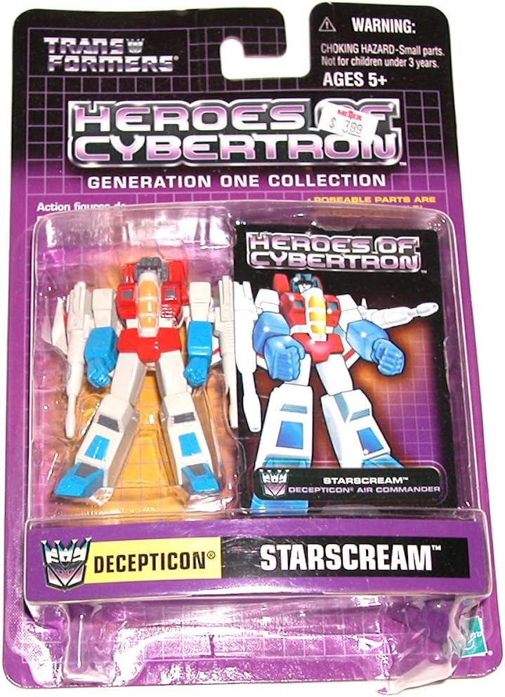 Transformers Heroes of Cybertron : G1 Decepticon Starscream