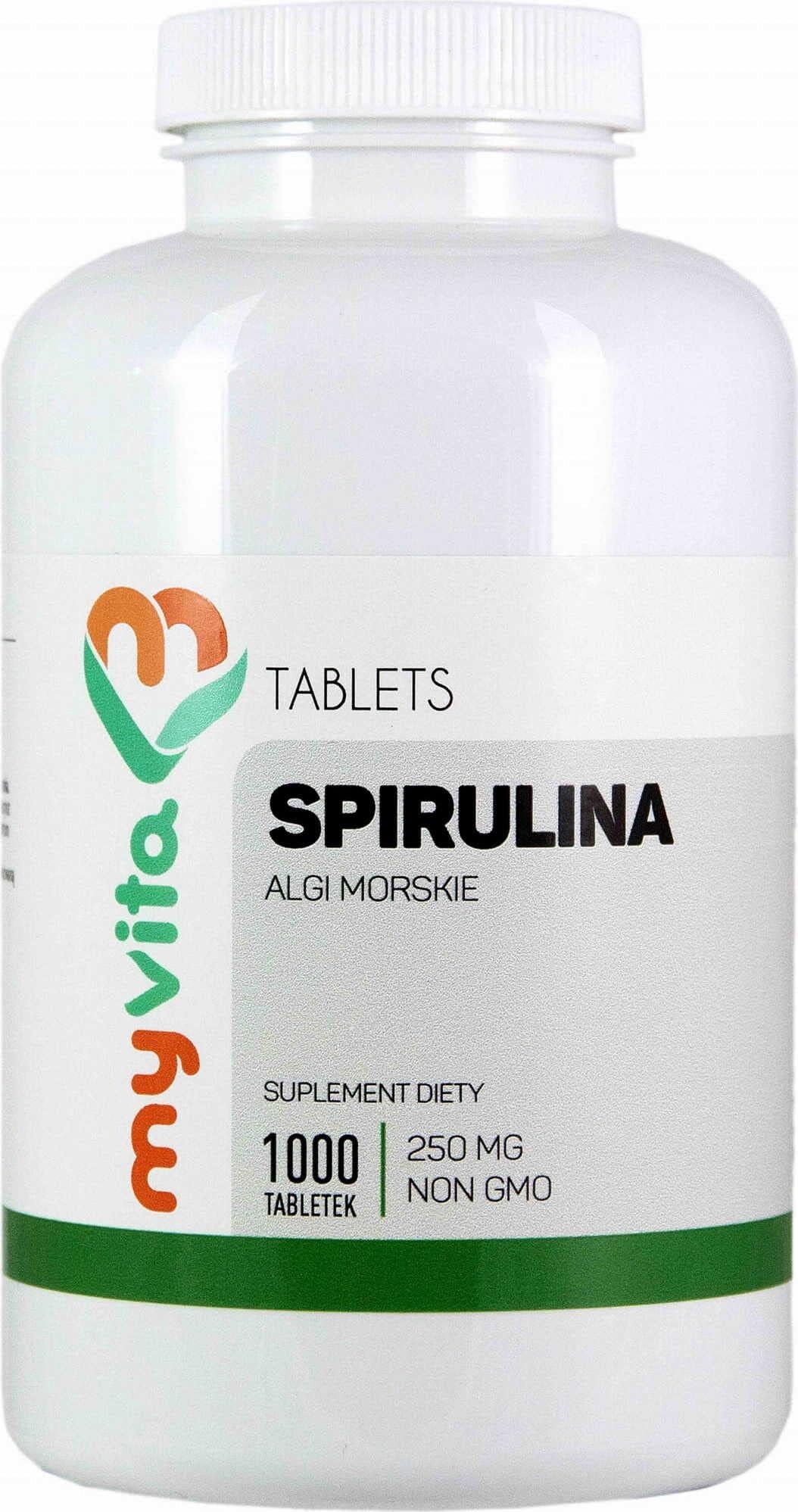 Superfood Spirulina 100% (Spirulina Platensis) 250mg 1000 Tablets