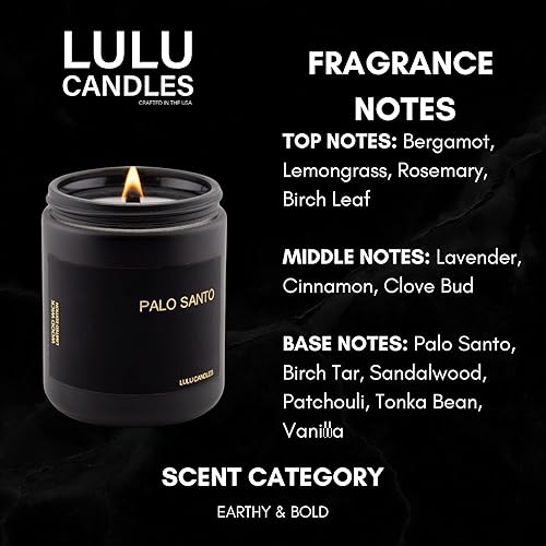 Miniatura 155 de Lulu Candles Lino fresco Vela perfumada en tarro de soja de lujo Vertida a mano en los Estados Unidos Altamente perfumada y duradera