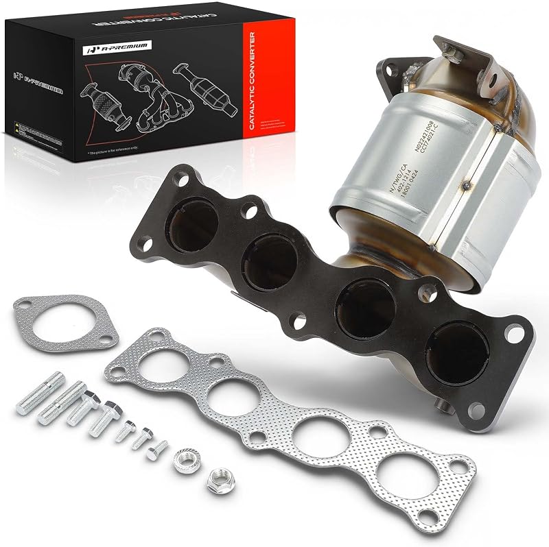 A-Premium Exhaust Manifold Catalytic Converter, E.P.A Compliant | Compatible with Hyundai Sonata 2015-2019 2.4L & Kia Optima 2016-2020 2.4L, Replaces 285102GAV0