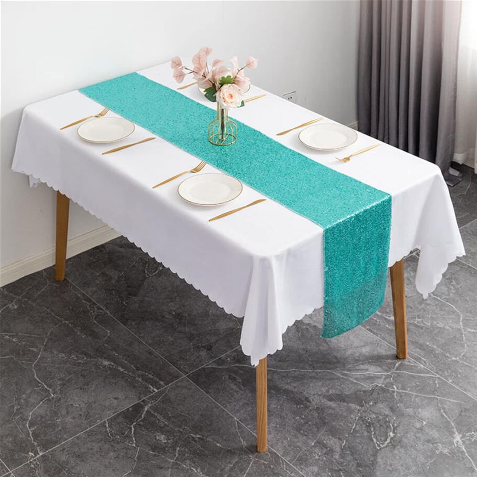 ゴー ルド テーブルランナー 長い輝くスパンコール テーブルランナー Amazon｜テーブル ランナーウェディングテーブルランナースパンコール