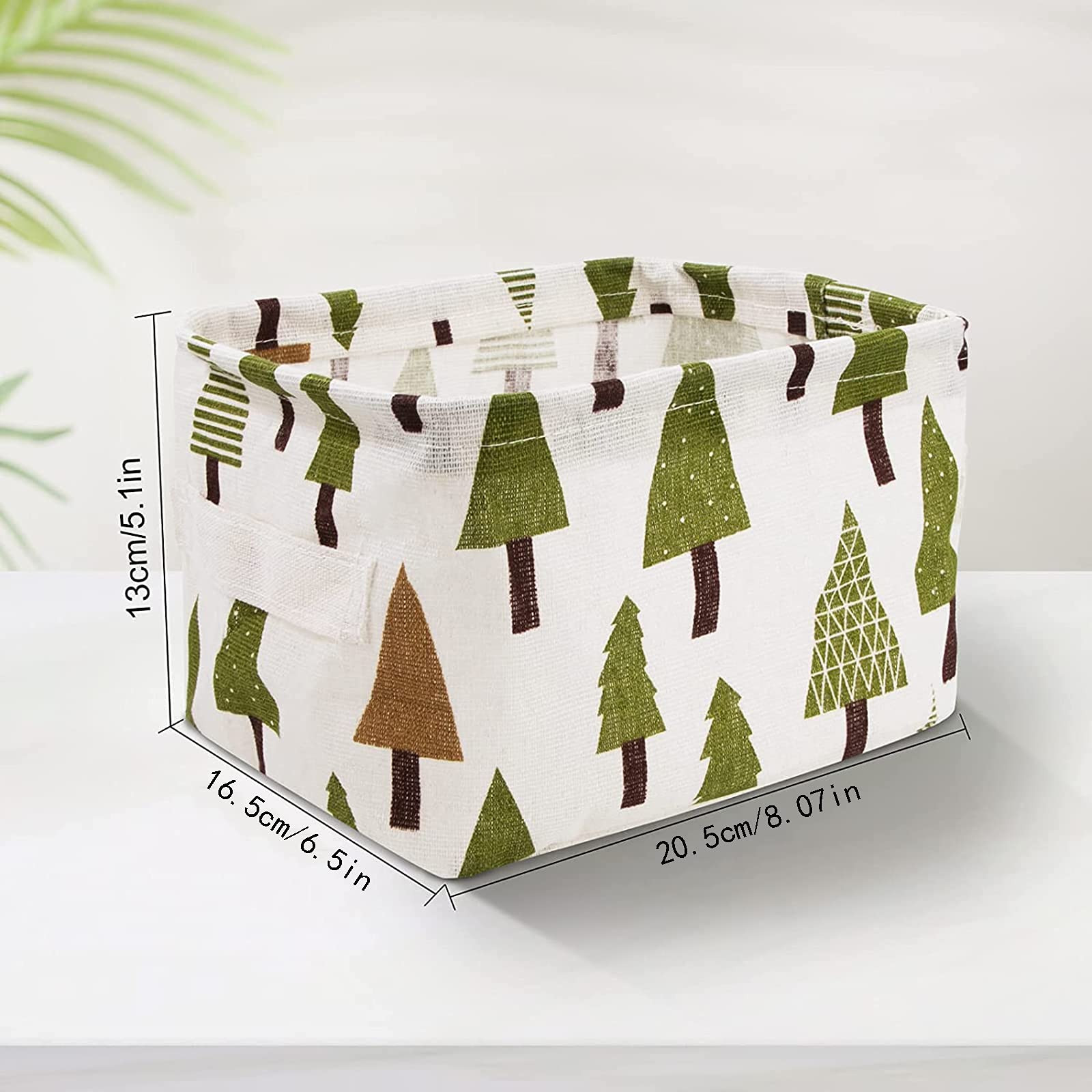 Boîte de rangement en coton et lin avec fermeture éclair pour vêtements, paniers de rangement pour la maison, organiseur polyvalent, 45 x 35 x 26 cm | Leroy Merlin