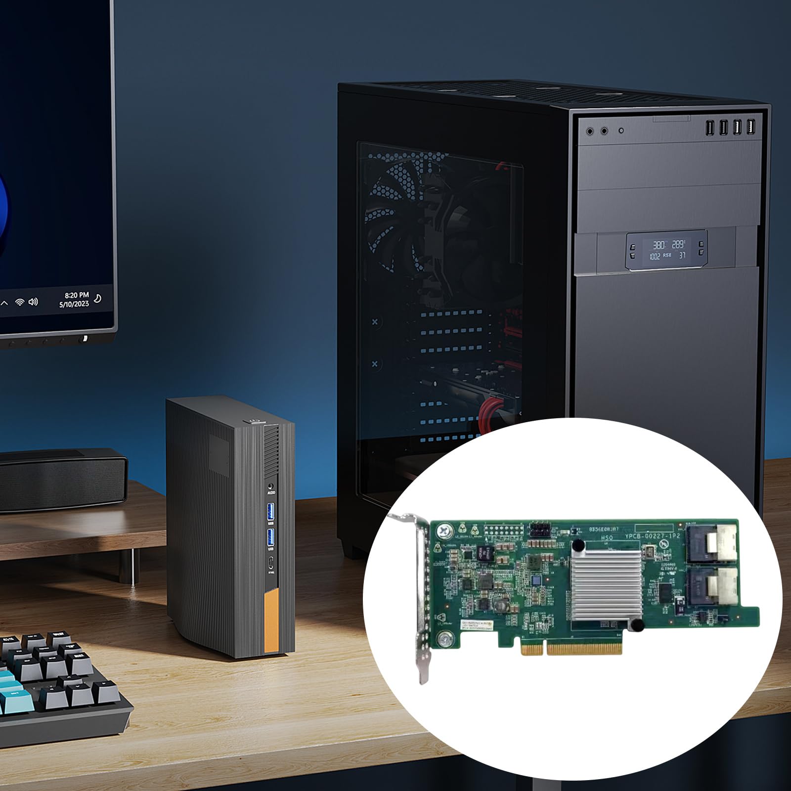 Generisch La scheda IT SAS2308-HBA supporta il trasferimento dati da 6 Gbps per il disco rigido