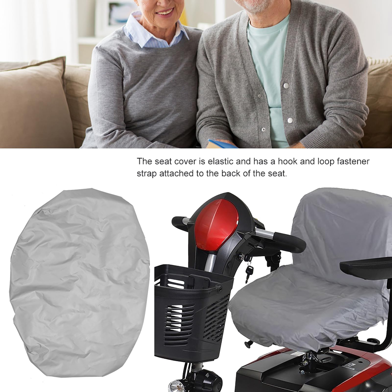 Segutage Mobility Scooter Cover, Waterproof Mobility Scooter Seat rain Cover - Image 2