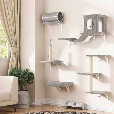 7-in-1 Cat Wall Shelves