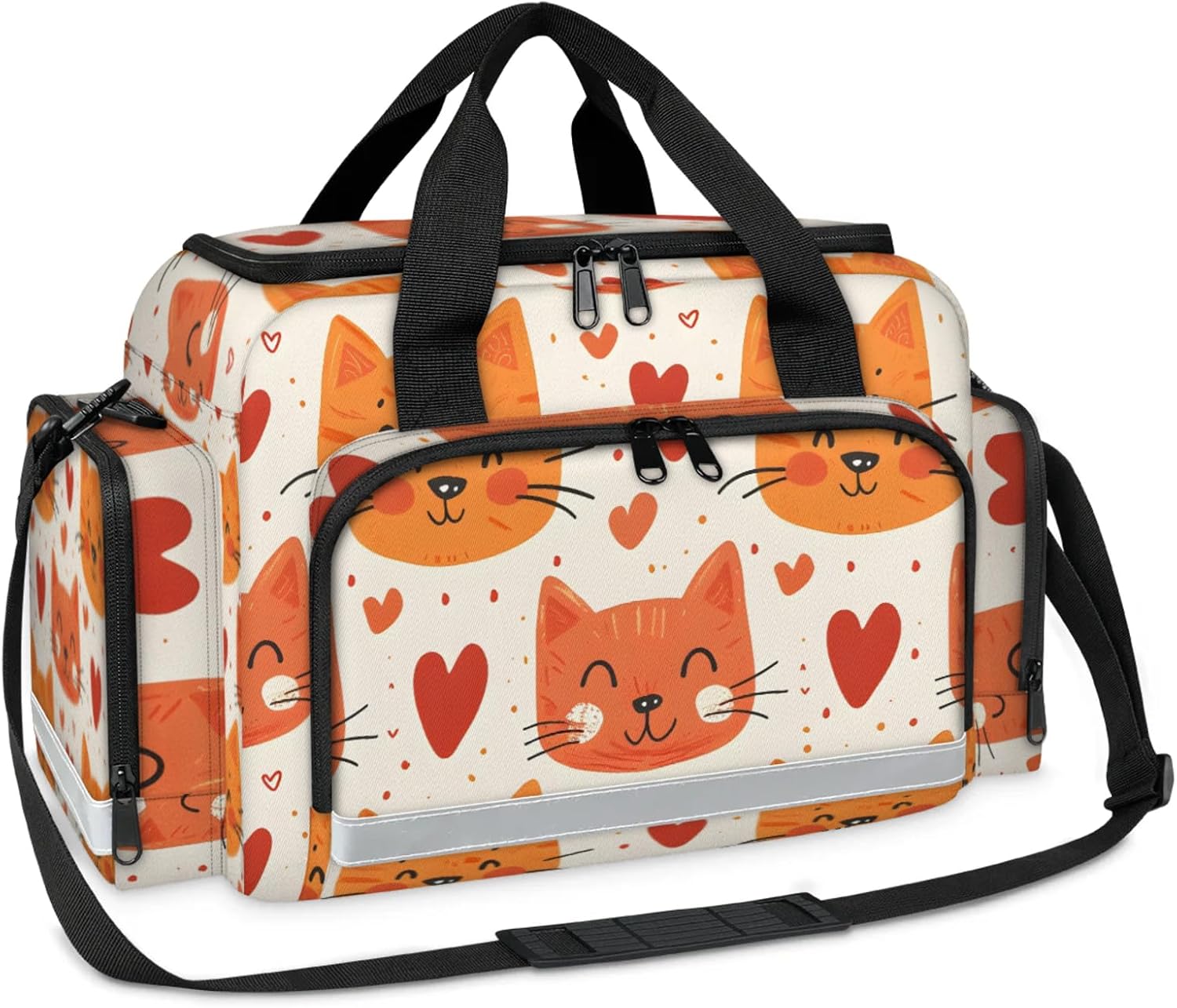 First Aid Bags Empty, Active Cat Emergency Bag First Aid Kit Multiple Compartment Kit Carrier On Call Trauma Bag for Paramedics Emergency Medical Supplies Kit