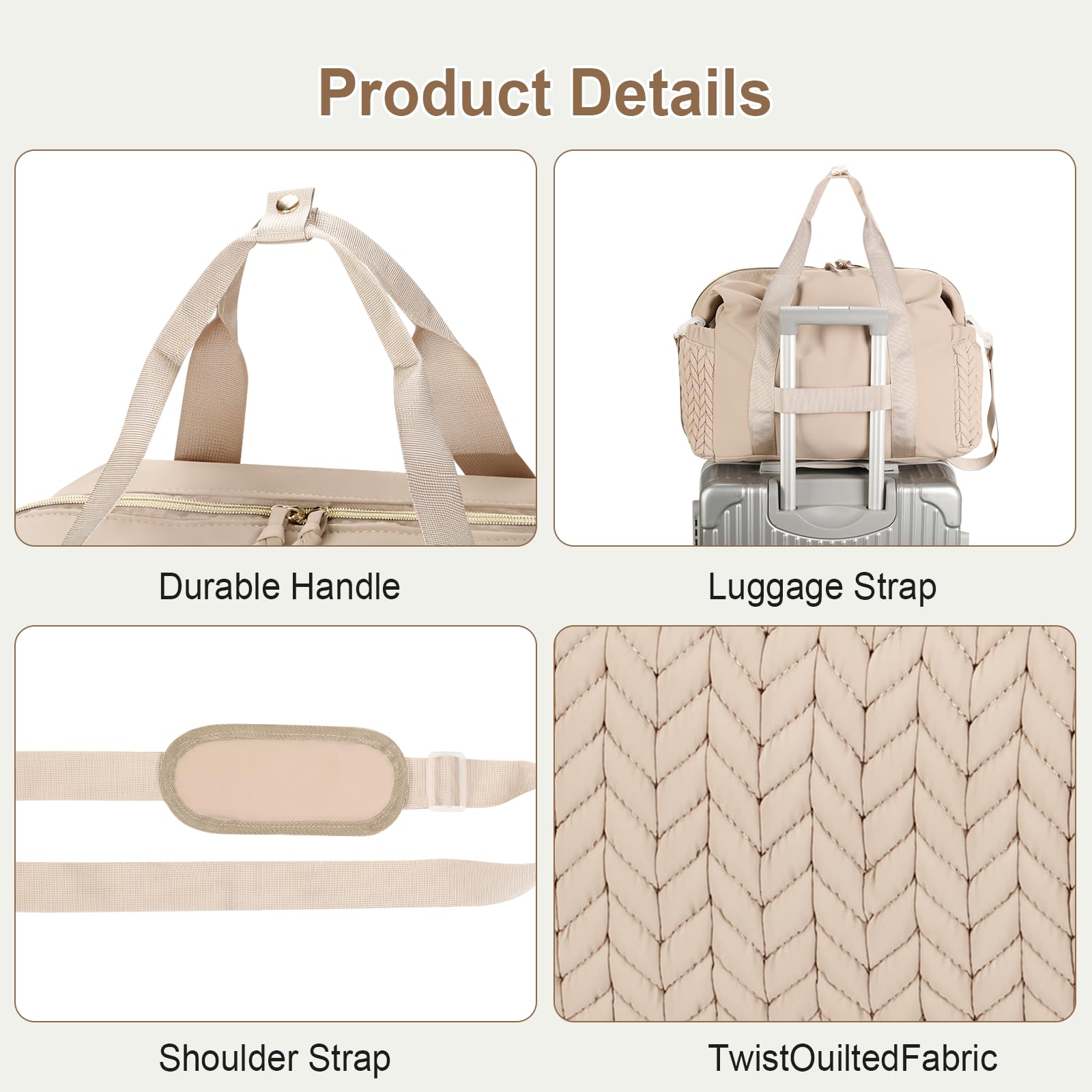 Cozary Borsa Fasciatoio Neonato 16 Tasche Scomparti Termici per Biberon Multifunzionale Tracolla Viaggio