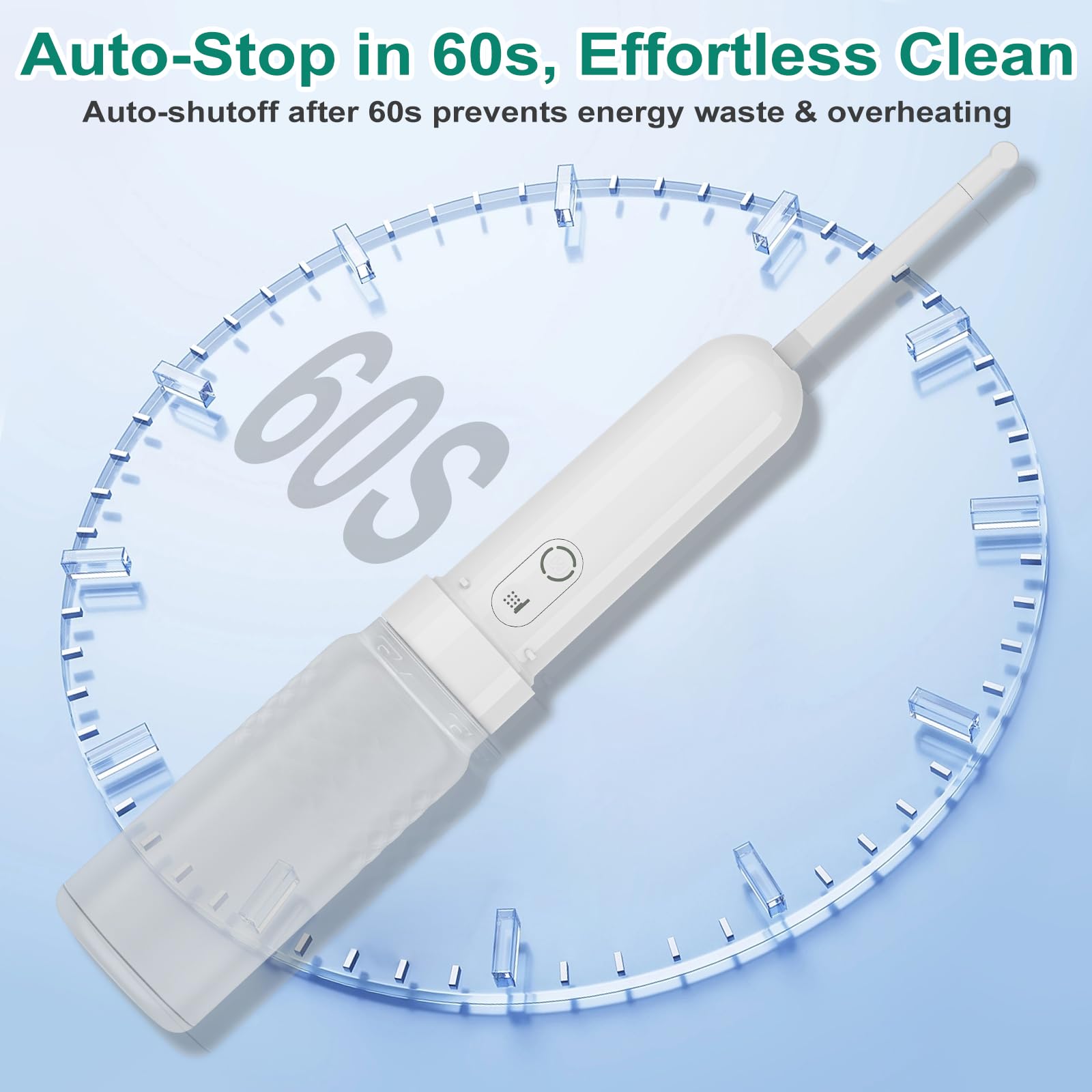 Bidet Électrique Portable Rechargeable – 3 Modes 60s Auto-Stop, Douche Intime pour Soins Post-partum, Hemorrhoid Treatment, Femmes Enceintes, Bébés, Seniors, 320ml – Hygiène et Soin Sans Papier