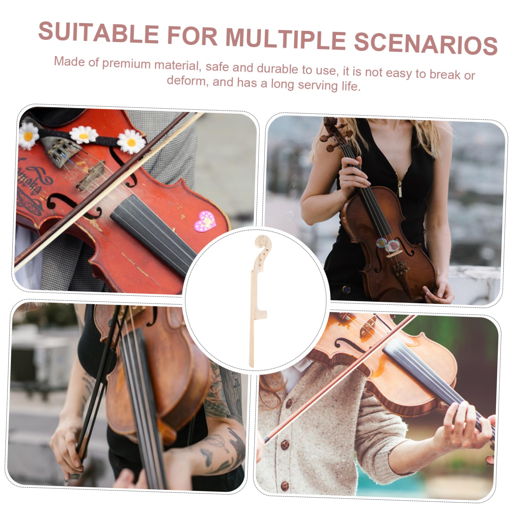 Amazon | Abaodam バイオリン用指板 交換用 メープルウッド 指板 耐久