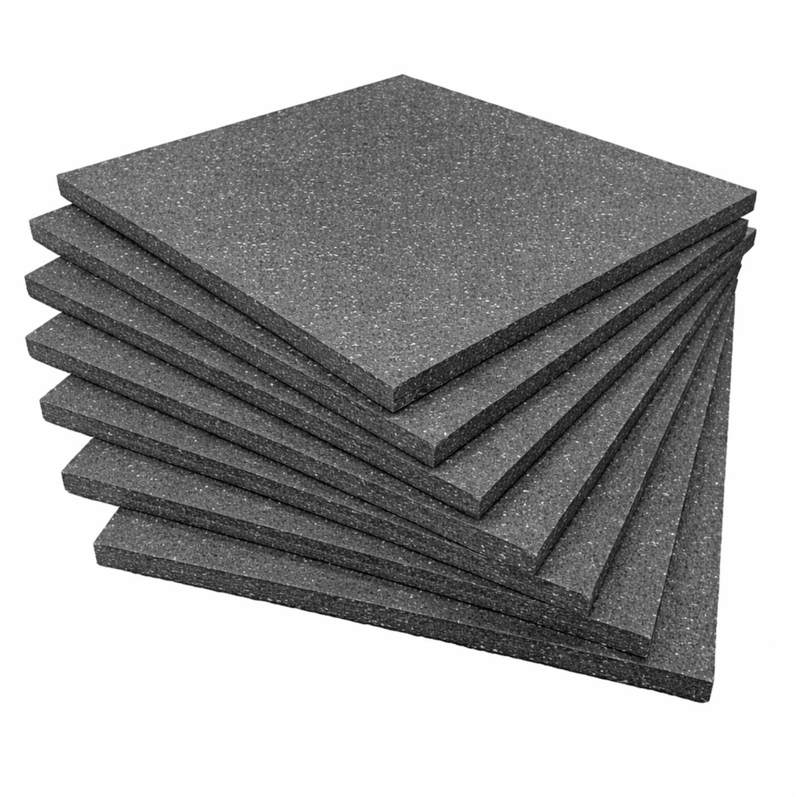 Pannelli Isolanti Polistirolo con Grafite 20 kg/mq, 50x50 cm spessore 5 cm, per Cappotto Termico, Rivestimento, Isolamento Pareti Interne ed Esterne, Tetto e Coperture (10)