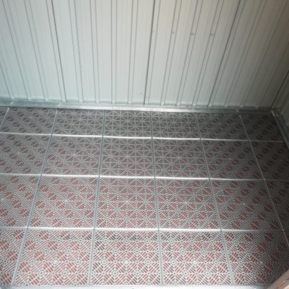 24 Losetas 30x30cm Gris Aluminio ≈2m² Piscina Terrazas Baños | Pack Ahorro. Suelo drenante. Evita humedades. Ideal en zonas húmedas, bajo césped artificial, tarimas, duchas y vestuarios